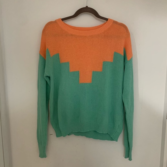 Rehab Sweaters - Rehab color block sweater